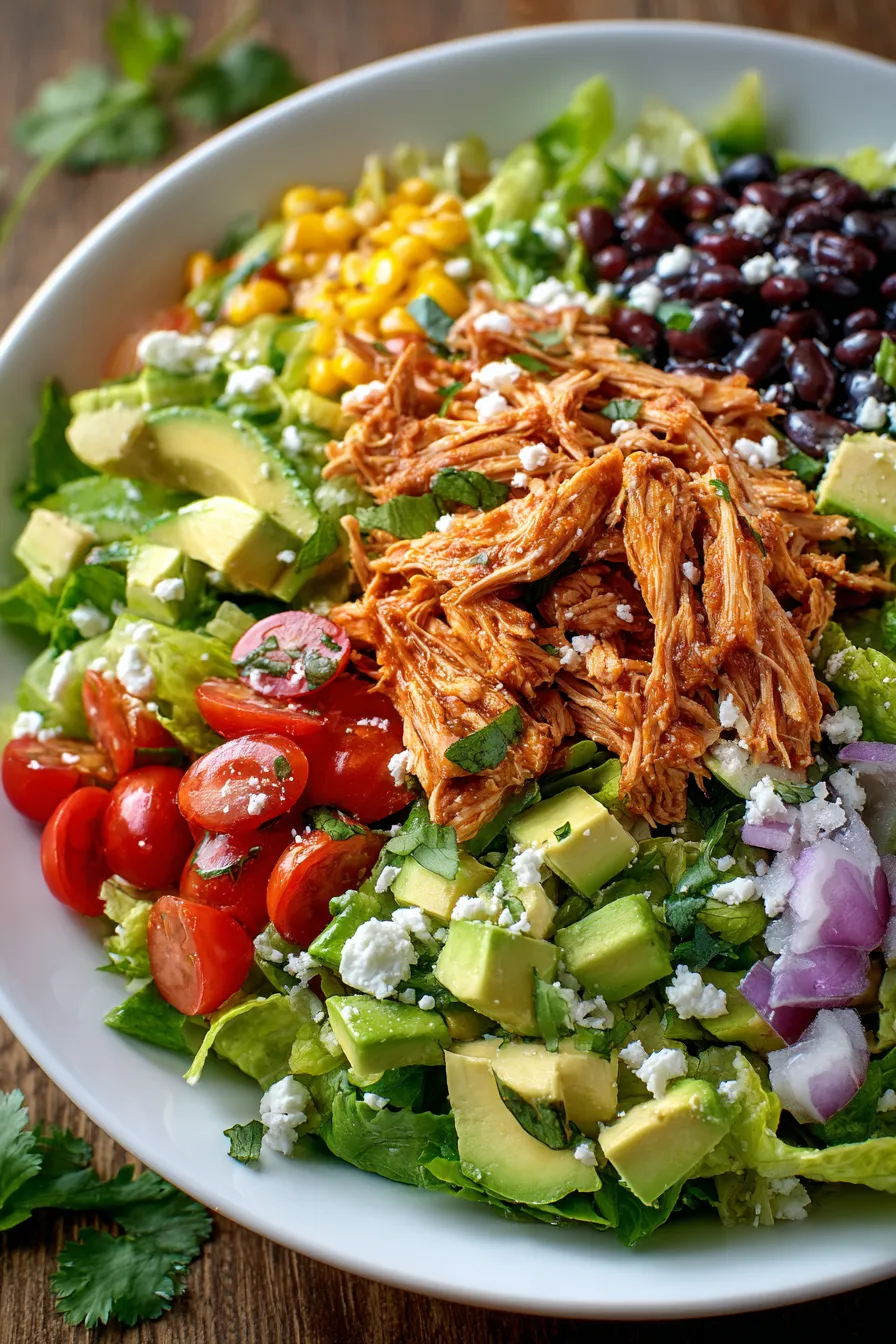 Easy & Healthy Chopped Mexican Chicken Salad Recipe